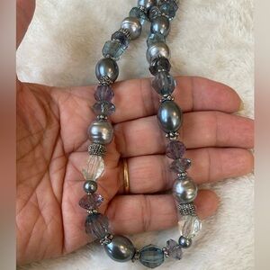 Napier Blue‎ Beaded Necklace